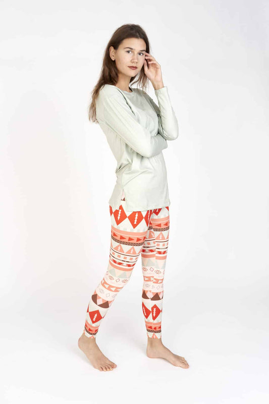 Ženska pižama mlečna svila – 273
