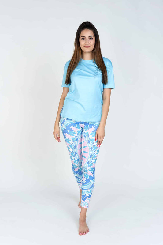 Ženska pižama mlečna svila – 60